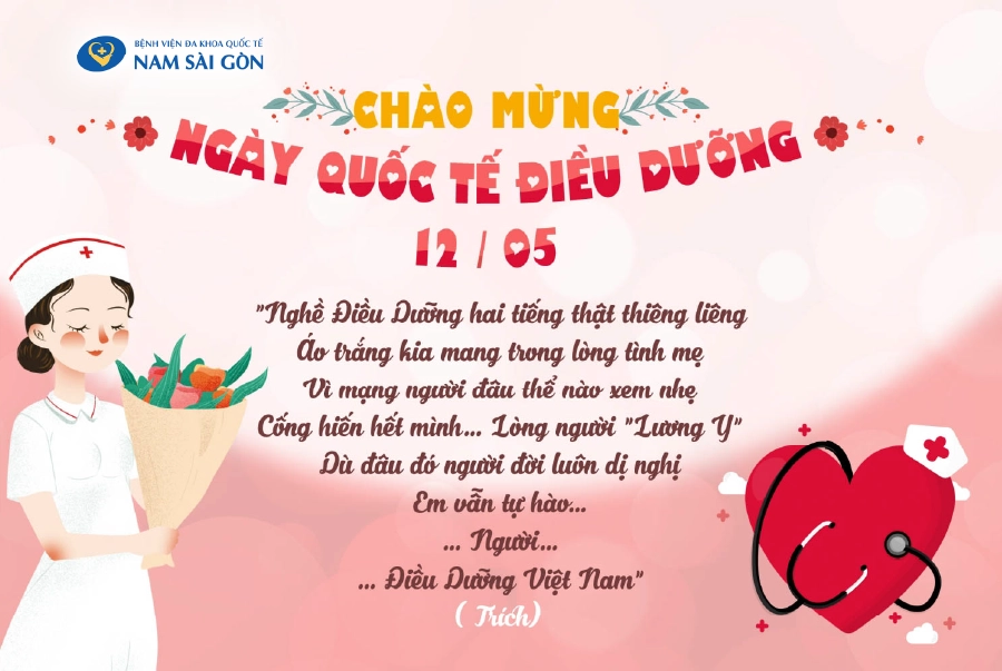 BỆNH VIỆN NAM SÀI GÒN TỔ CHỨC LỄ KỶ NIỆM NGÀY ĐIỀU DƯỠNG THẾ GIỚI 12/05