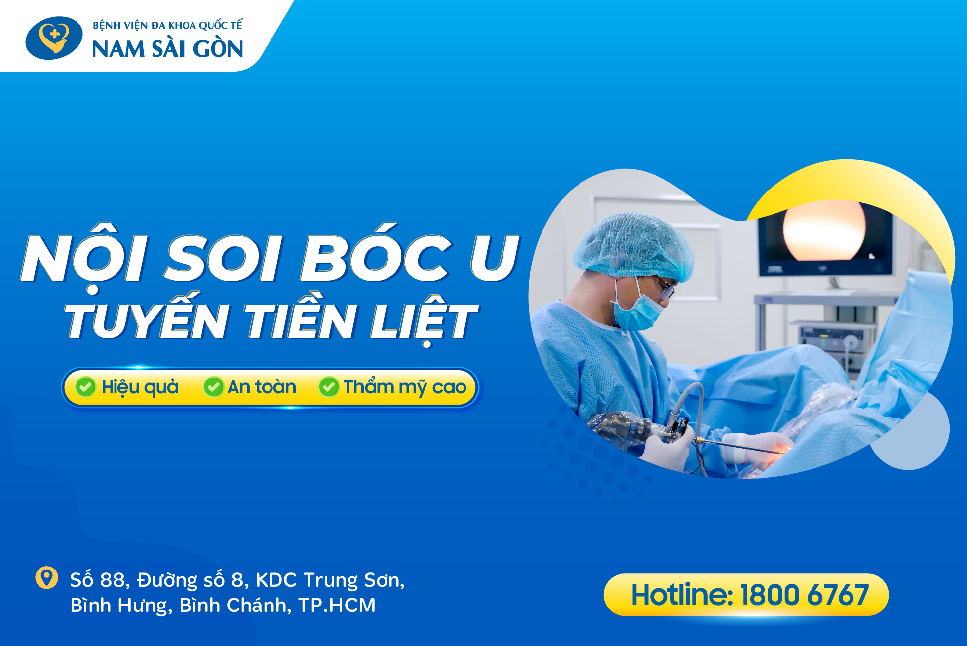 NỘI SOI BÓC U TUYẾN TIỀN LIỆT – LOẠI BỎ “BÍ TIỂU” AN TOÀN, HIỆU QUẢ