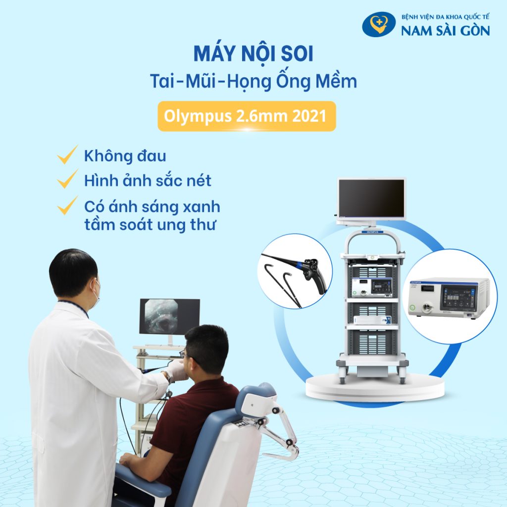 Máy nội soi Tai Mũi Họng ống mềm Olympus