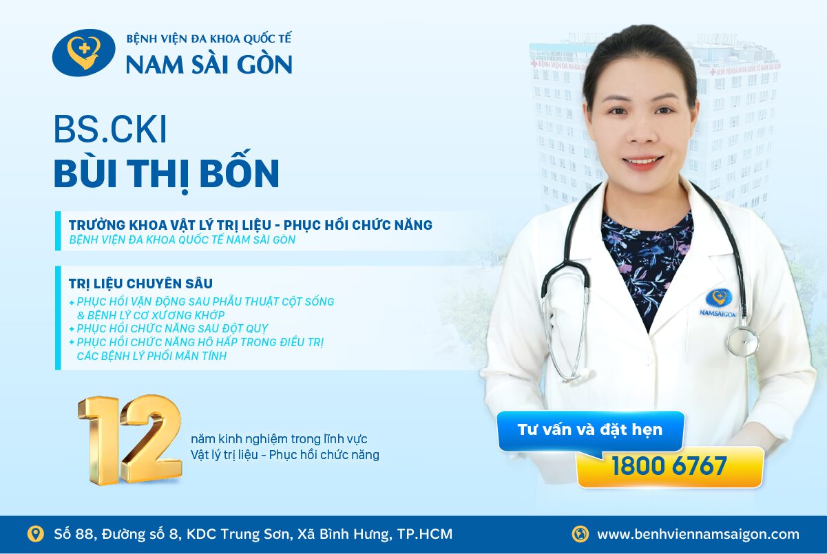 PHỤC HỒI CHỨC NĂNG CHÌA KHÓA TRỞ LẠI CUỘC SỐNG CÙNG BS.CKI BÙI THỊ BỐN