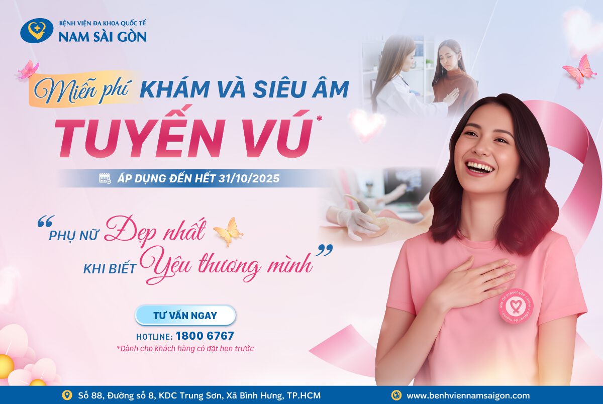 MIỄN PHÍ KHÁM VÀ SIÊU ÂM TUYẾN VÚ – TẦM SOÁT UNG THƯ VÚ