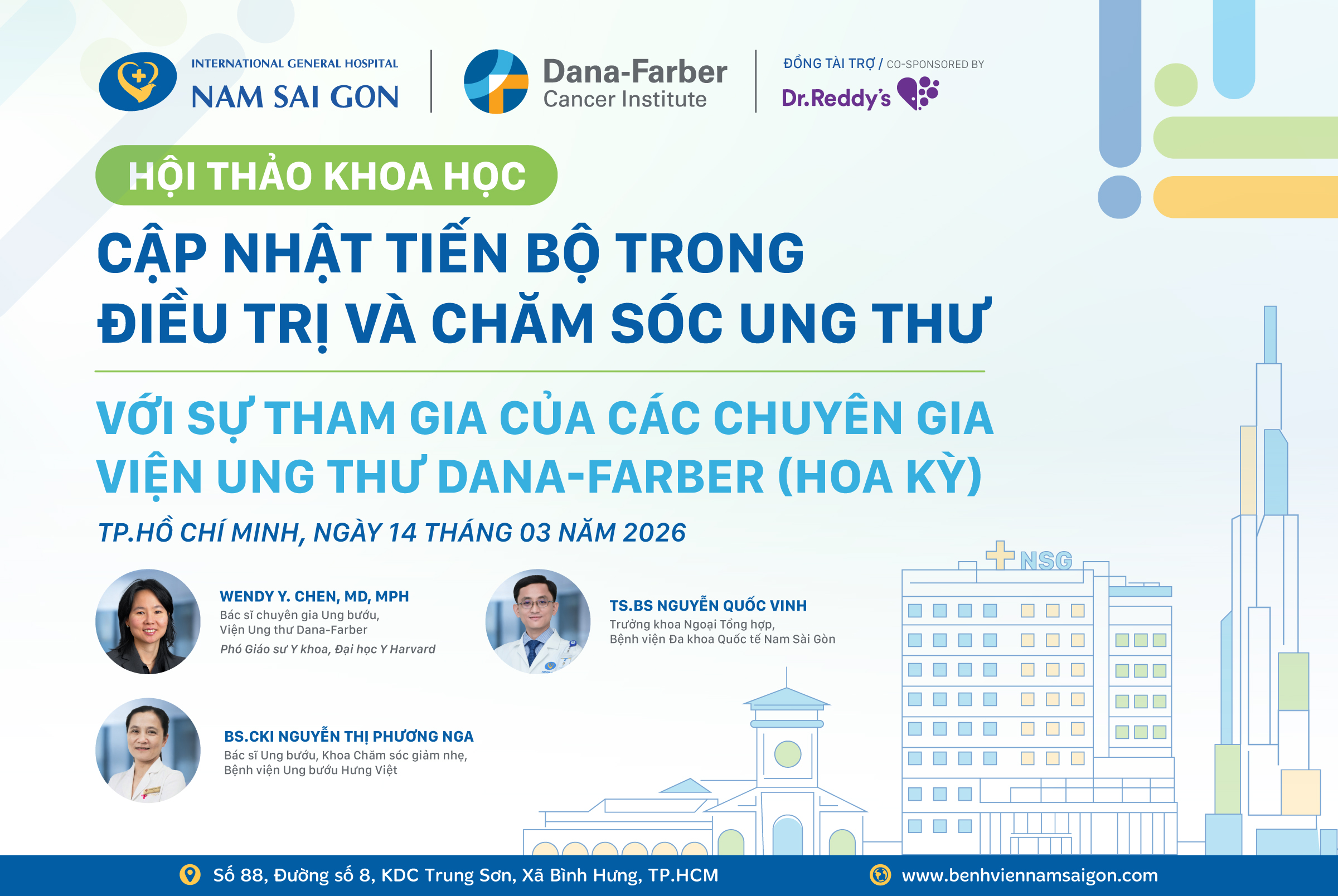 HỘI THẢO KHOA HỌC: “CẬP NHẬT TIẾN BỘ TRONG ĐIỀU TRỊ VÀ CHĂM SÓC UNG THƯ”