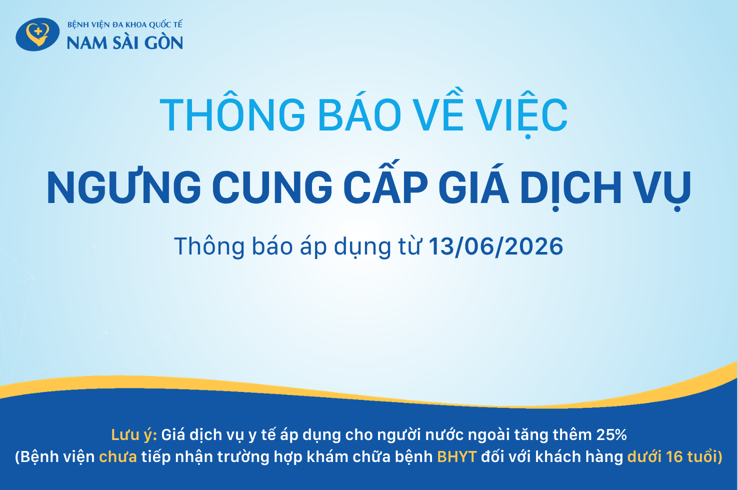 THÔNG BÁO NGƯNG CUNG CẤP GIÁ DỊCH VỤ TỪ 13-06-2026